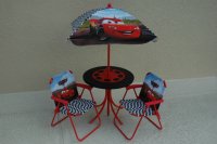 Lightning McQueen on the pool deck