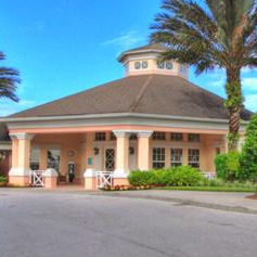 Windsor Palms Clubhouse at night